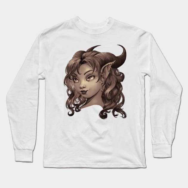 Tiefling Long Sleeve T-Shirt by Anilia